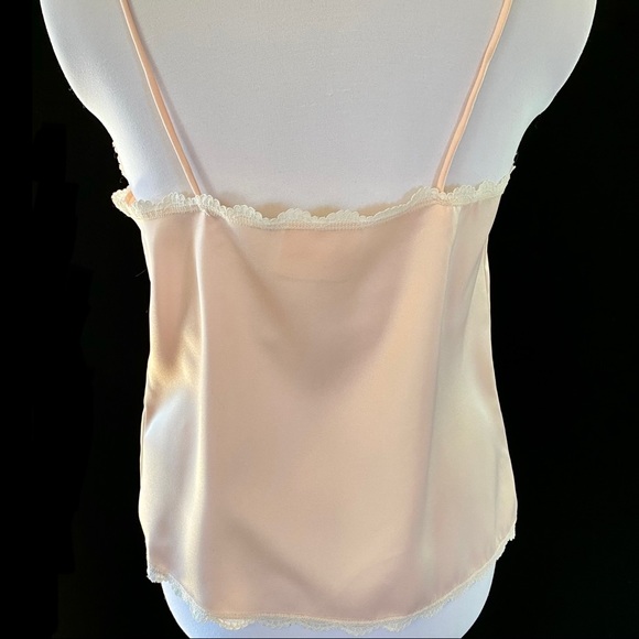Vintage Camisole Perfect Caress  Anne Rothschild satin lace slip top peach pink - Picture 8 of 13
